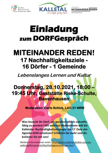 Flyer Dorfgespräch 1