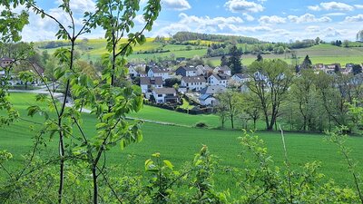 Landschaftsbild mit Blick auf Talle