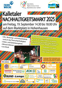 Plakat Nachhaltigkeitsmarkt 2025