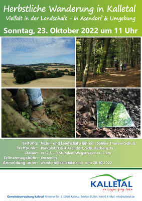 Plakat Wanderung 23