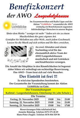 Benefizkonzert AWO Langenolzhausen