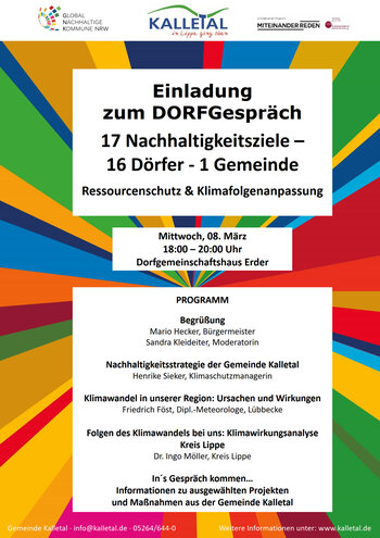 Dorfgespräch 4 Plakat